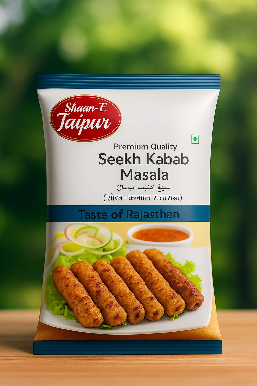 Shaan-E-Jaipur Seekh Kabab Masala | Authentic Mughlai Flavor | No Preservatives  Added | Bold Spice Blend  | For Grilled & Tandoori Kababs | (50g Each) | Pack of 3