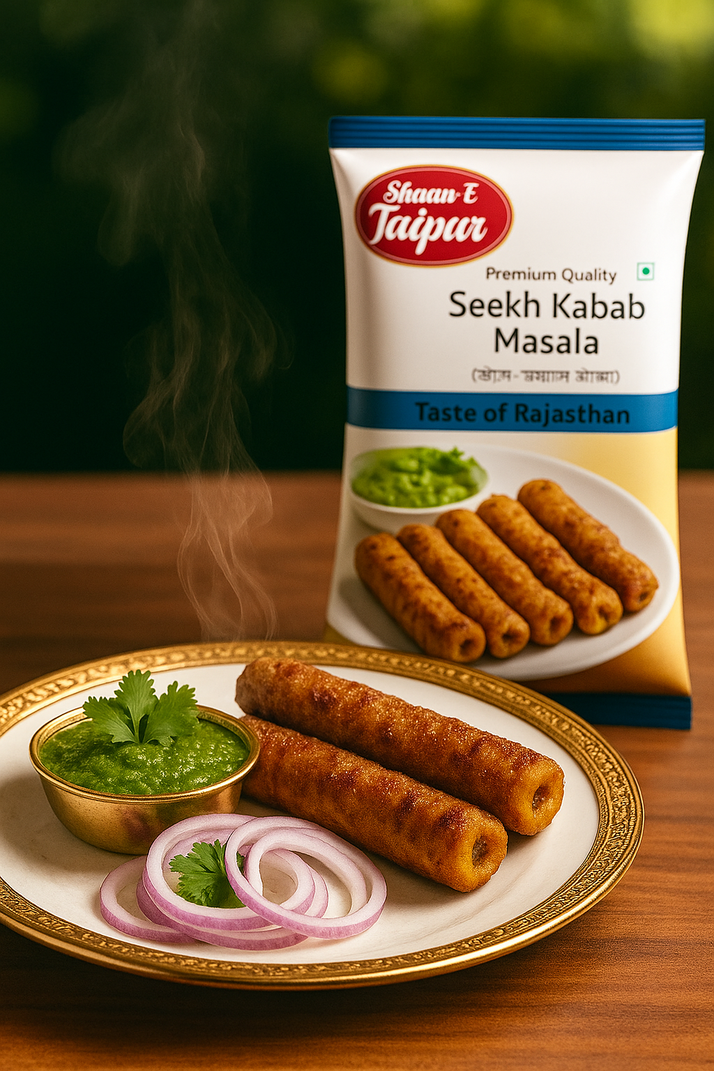 Shaan-E-Jaipur Seekh Kabab Masala | Authentic Mughlai Flavor | No Preservatives  Added | Bold Spice Blend  | For Grilled & Tandoori Kababs | (50g Each) | Pack of 3