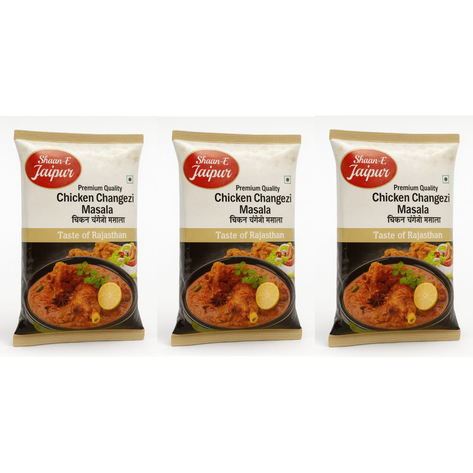 Shaan E Jaipur Chicken Changezi Masala – Authentic Mughlai Richness, Creamy Royal Flavour, Slow-Roasted Premium Spice Blend for Restaurant-Style Chicken at Home | Pack of 3|