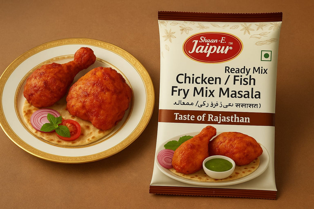 Shaan-E Jaipur Chicken Fish Fry Masala (Pack of 3 x 80g) | Royal Rajasthani Blend for Crispy Fry & Tandoori Marinades