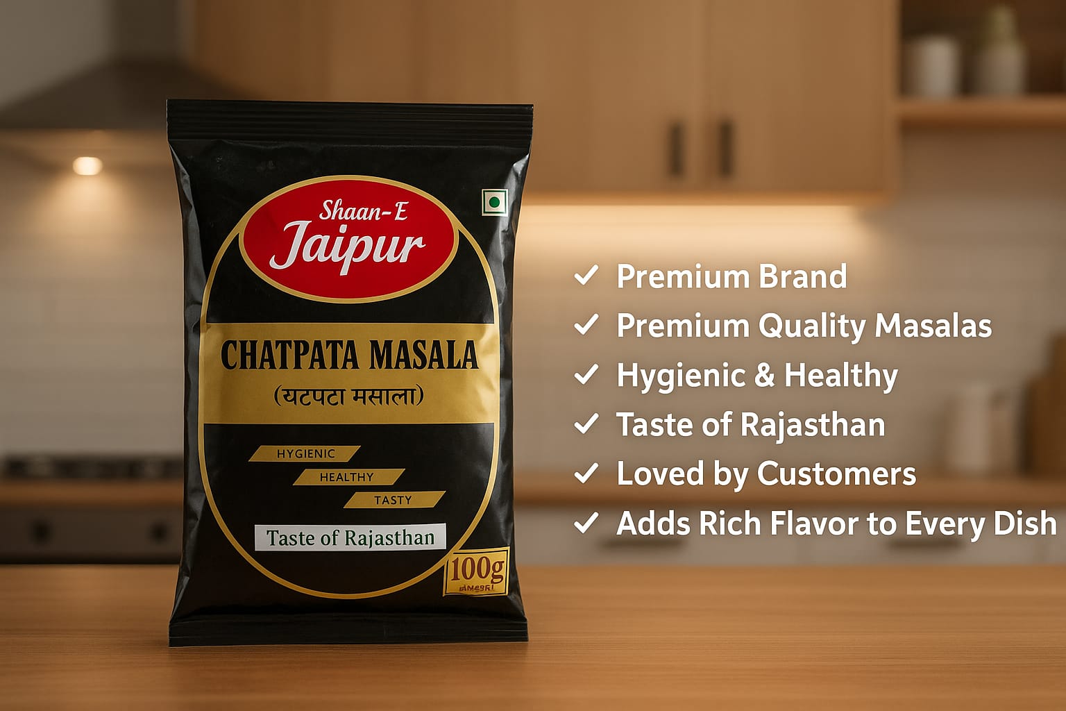 Shaan-E Jaipur Chatpata Masala  | Indian Spices | Natural & Pure | 300Gms Pack| Fresh Ground Spices | PACK OF 3